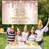 Happy 13th Birthday Decorations Backdrop Banner for Girls Happy 13