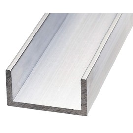 7916 Aluminum Unequal Channel 0.9 x 0.8 x 11.8 x 11.8 inches (2.4 x 20 x 35 x 300 mm)