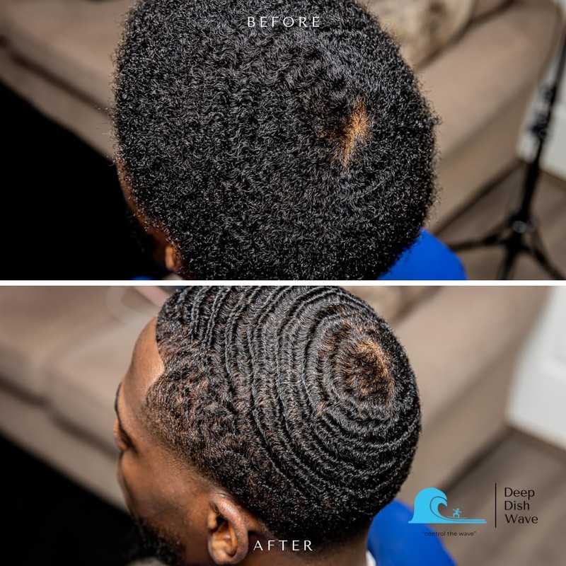 Deep Dish Wave Silk Durag 360 Waves Training (Silk, Blue)