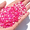 Blinginbox Hotfix Rhinestones,1440pcs Hot Fix Rhinestones for Crafts,Clothes,Decoration,Dk. Rose Neon,SS10