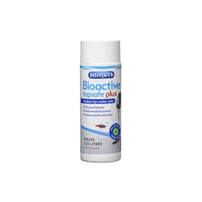 Interpet Bioactive Tapsafe Aquarium Water Dechlorinator & Conditioner, 125ml, Keeps