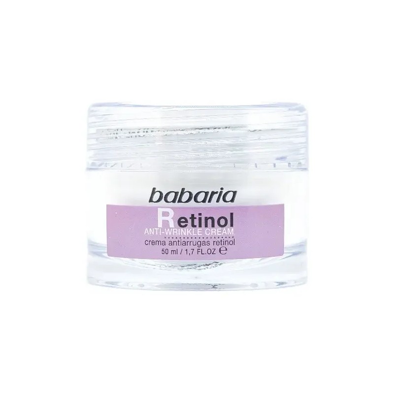 Babaria Crema Facial Antiarrugas con Retinol, Todo Tipo de Piel,