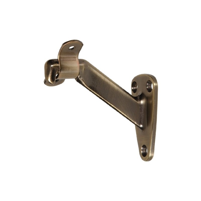 Hillman Hardware Essentials Heavy Duty Handrail Bracket Antique Brass 851538