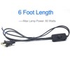 Lamp Cord with Switch Plug, Extension Cords 6 Foot Wiring