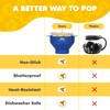 The Original Mindful Design Collapsible Microwave Popcorn Popper - Silicone
