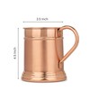 JYPR Large 18 oz, Moscow Mule Copper Mug | Solid