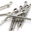 ISPINNER 150pcs 304 Stainless Steel Cotter Pin Clip Key Fastener