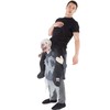 Unisex Piggy Back Zombie Fancy Dress Costume - With Stuff