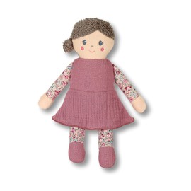 Sterntaler Sophie 28 x 20 cm Pink Integrated Rattle Doll for Babies from Birth