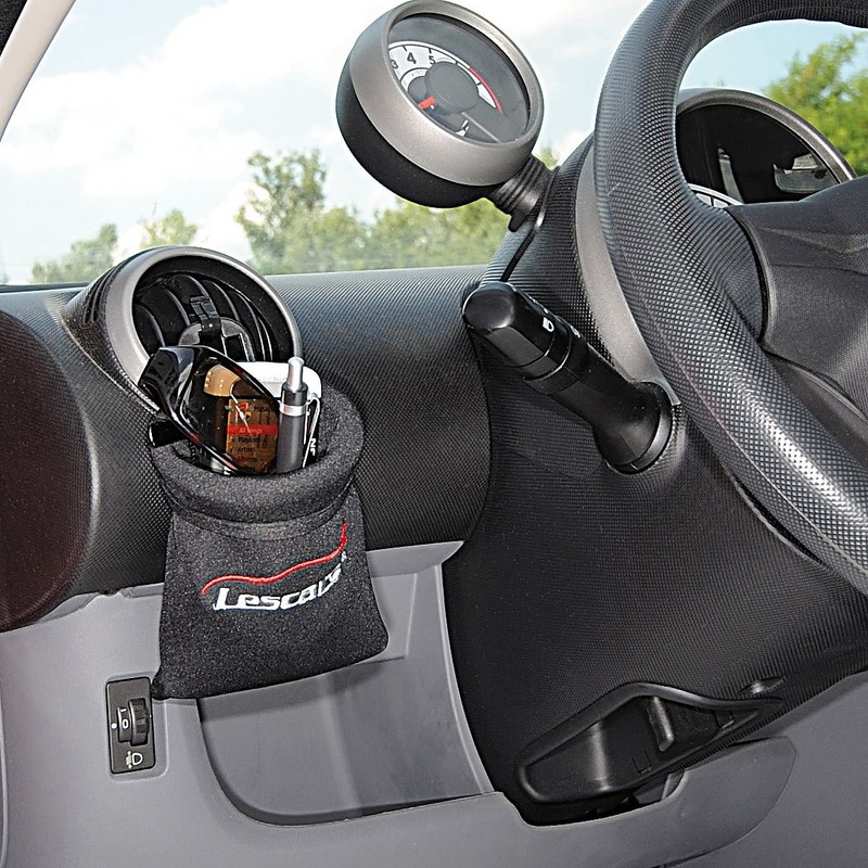 Lescars Car Bag: Neoprene Smart Pocket - The Practical Bag