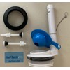 Flush Valve, NuFlush 3 inch Flapper Valve Assembly For 2-Piece