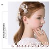 Foyte Crystal Flower Girl Headpiece Leaf Wedding Headband Princess Headpieces