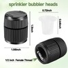 FULAIERGD 10 Pack Sprinkler Bubbler Heads Adjustable Water Flow Mushroom