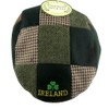 JC Walsh and Sons Ireland Green Patch Cap Gold Shamrock