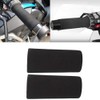 Vikenar Motorcycle Grip Cover 2pcs, Black 1 Pair Motorcycle Handlebar