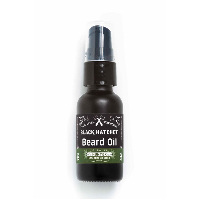 BLACK HATCHET- Beard Oil for Men Growth – Beard Growth Oil for Men, Pre Shave Oil and Shaving Oil w/ Hydrating Essential Oils (Hunter)