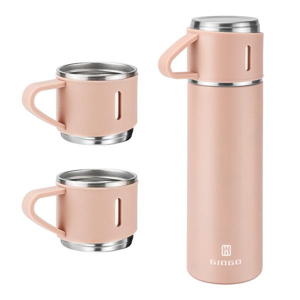 Stainless Steel Thermo 500ml/16.9oz Vacuum Insulated Bottle with Cup for