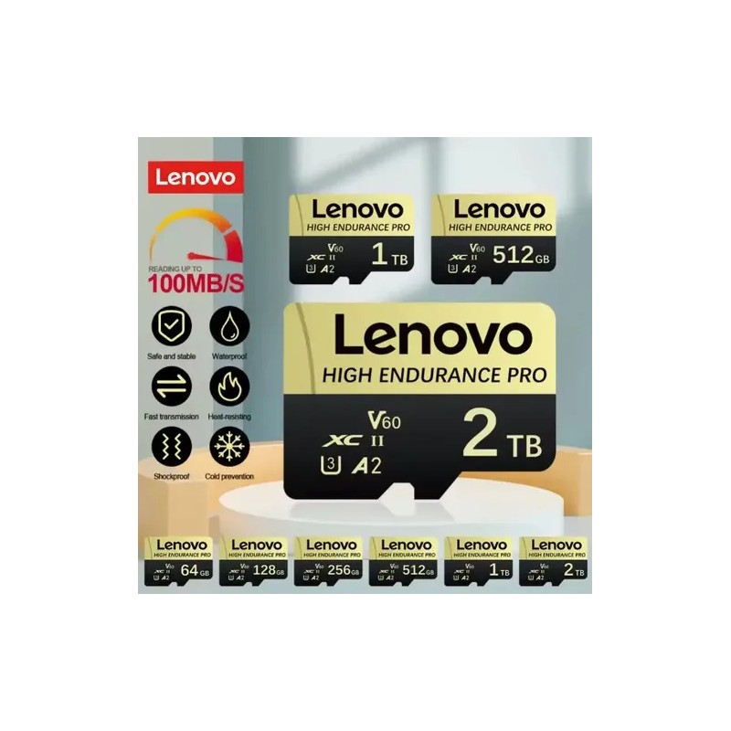 Tarjeta De Memoria Lenovo Micro Sd De 2tb Sdxc V30