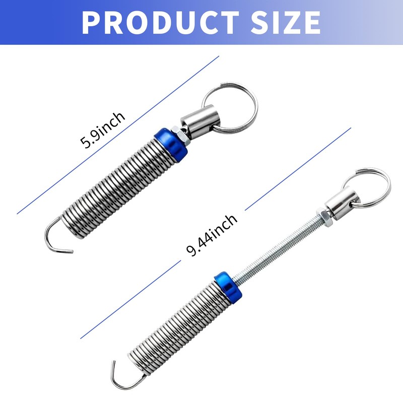 Nowkont Pack-2 Car Trunk Lid Spring, Waterproof Metal Automotive Trunk