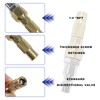 BWBWND 7PCS Heavy Duty Brass Air Nozzle with Quick Connector,