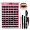 Mayhug Eyelash Extensions Set, 3D Volume Eyelash Extensions, 144 Pieces,