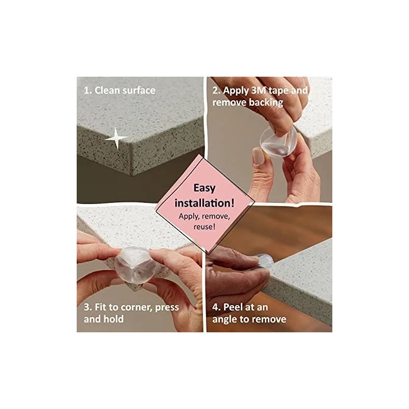 Protectores De Esquina Bebe Earth A Prueba De Bebés, 18