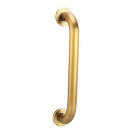 Shower Grab Bar, Oil Rubbed Golden Shower Handle Safety Safety Support Copper Rail Grab Bar with Anti-Slip Grip for Bathroom