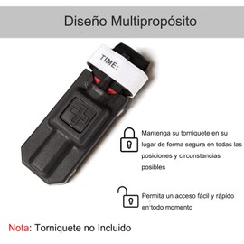 Feloyal Tourniquet or Tactical Bag or EMT Medical Scissors Tactical Accessories Emergency Kit for Hunting Hiking Outdoor Heavy Emergencies and Blood Loss Control Hiking, 1 x protective case, Sporty