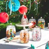 Nuogo 6 Pcs 64 oz Candy and Cookie Jar Plastic