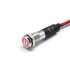 Alpinetech PL8MS 8mm 5/16" 12V LED Metal Signal Indicator Pilot Dash Light with Symbols (Handbrake Warning)