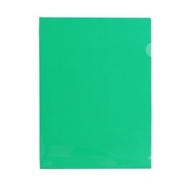 Clear Document Project Pockets Plastic Folder Clear Filing File Sleeves 100P Green TPPW101939
