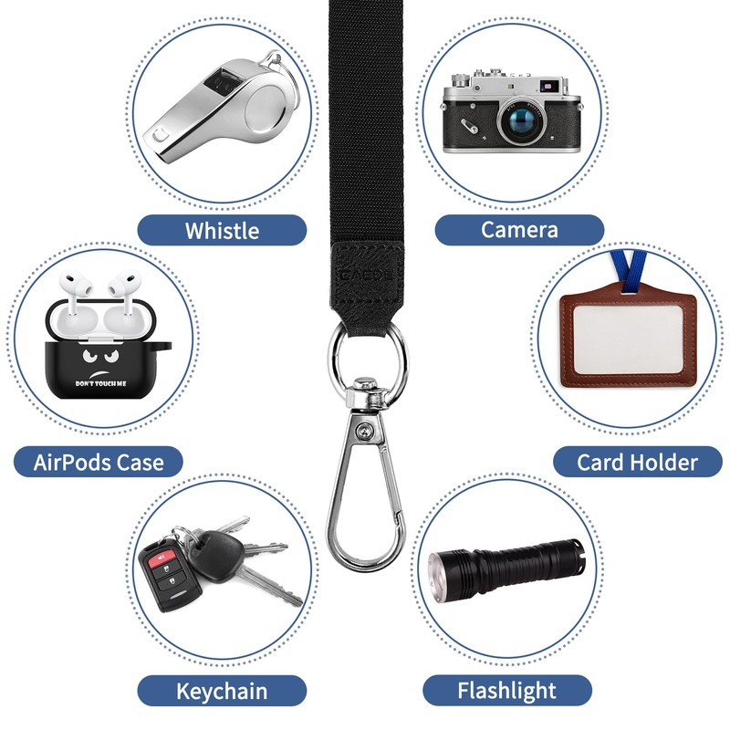 CACOE Phone Lanyard 2 Pcs-1 Pcs Adjustable Neck Strap,1 Pcs