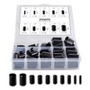 UTSAUTO 100Pcs Flexible Rubber End Caps 10 Most Popular Size