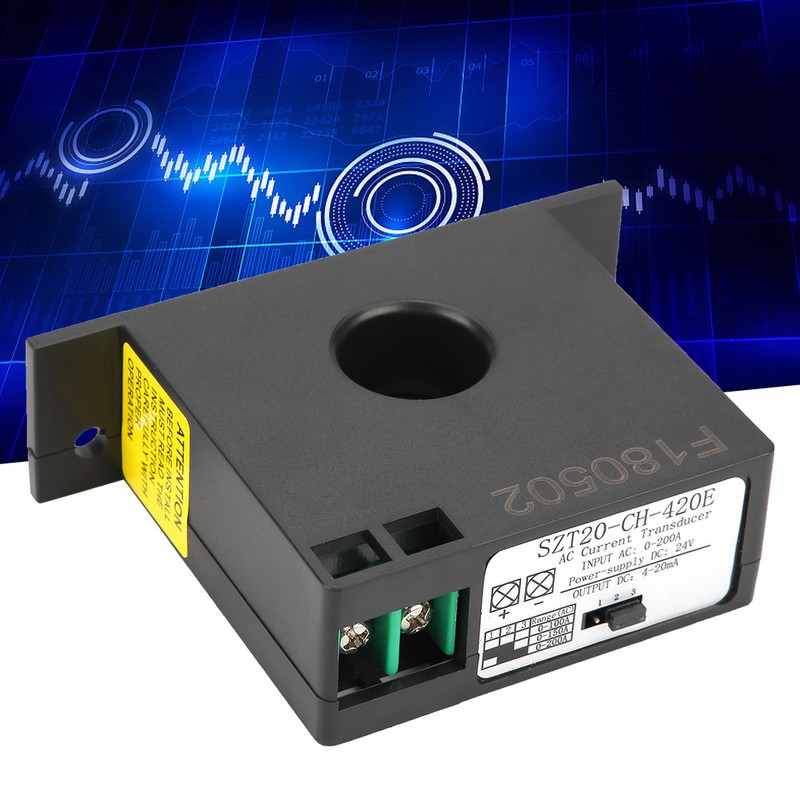 SZT20-CH-420E Current Transducer Transmitter Transformer Sensor AC Current Converter 0-200A