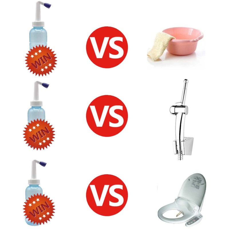 Dragonfly Clip Portable Handheld Personal Hygiene Refresher Toilet Butt Cleaner