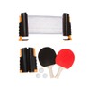 Trademark Innovations Anywhere Table Tennis Set with Paddles & Balls