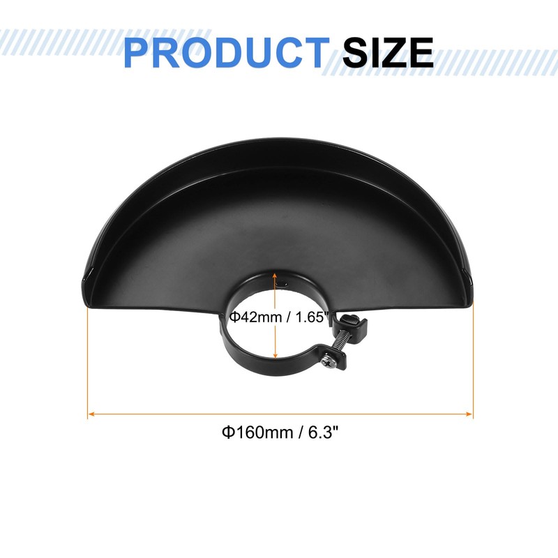 sourcing map Grinder Guard 6" 160mm Dia Metal Angle Grinder