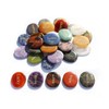 Mix 6PCS Thumb Worry Stones, Engraved Inspirational Stones, 6 Different