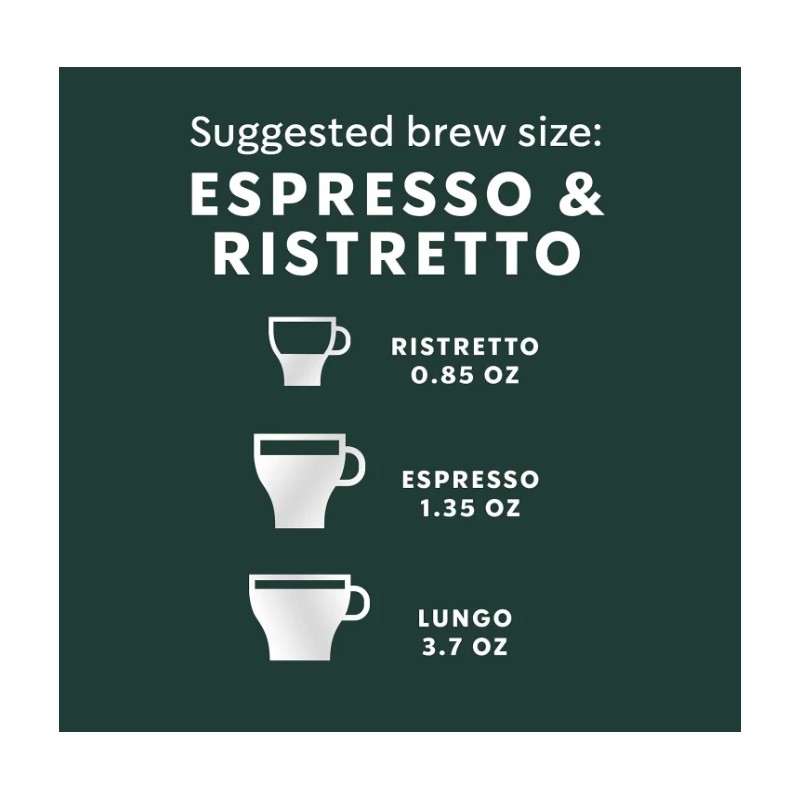 Starbucks by Nespresso Original Line Single-Origin Colombia Medium Roast Coff...