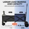 SAILARY Large Collapsible Wagon Cart Heavy Duty Foldable, Large Capacity
