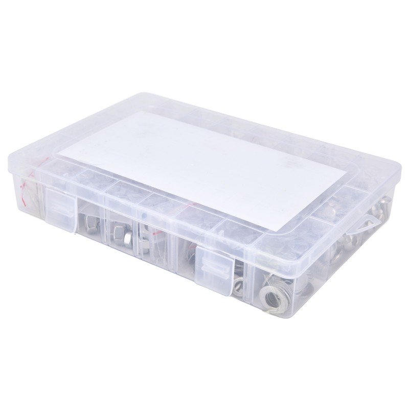 460Pcs Hex Socket Screws Kit 304 Stainless Steel Screw Nuts