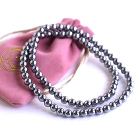 Beautéller Terahertz Elastic Necklace, Stretchable, Easy to Put on and Take Off (0.2 inch / 60 cm)