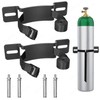 Zhichen star 2PCS Propane Tank Holder，Propane Tank Mount，Steel Fabrication Nitrogen