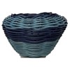 Appalachian Basketry, Natural & Rust Color Basket Making Kit (Teal/Navy