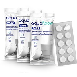 Aquafloow Descaling Tablets Pack of 3 - Cleaning Tablets for Fully Automatic Coffee Machines, Coffee Machines & Kettles | Universally Compatible with All Machines