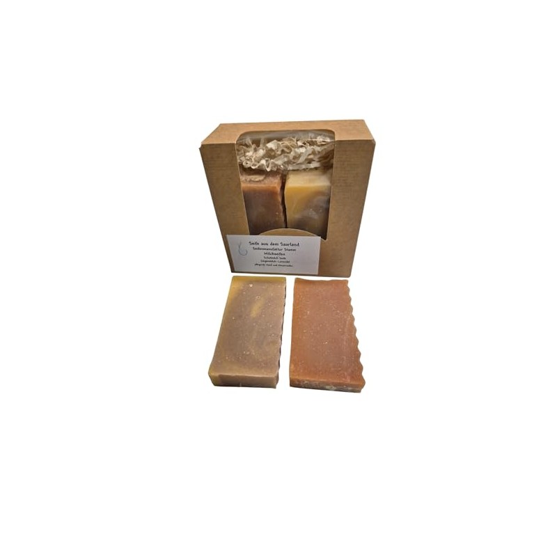 NEU* Seife Schafmilch Hafer Milch und Ziegenmilch Lavendel im Geschenkkarton