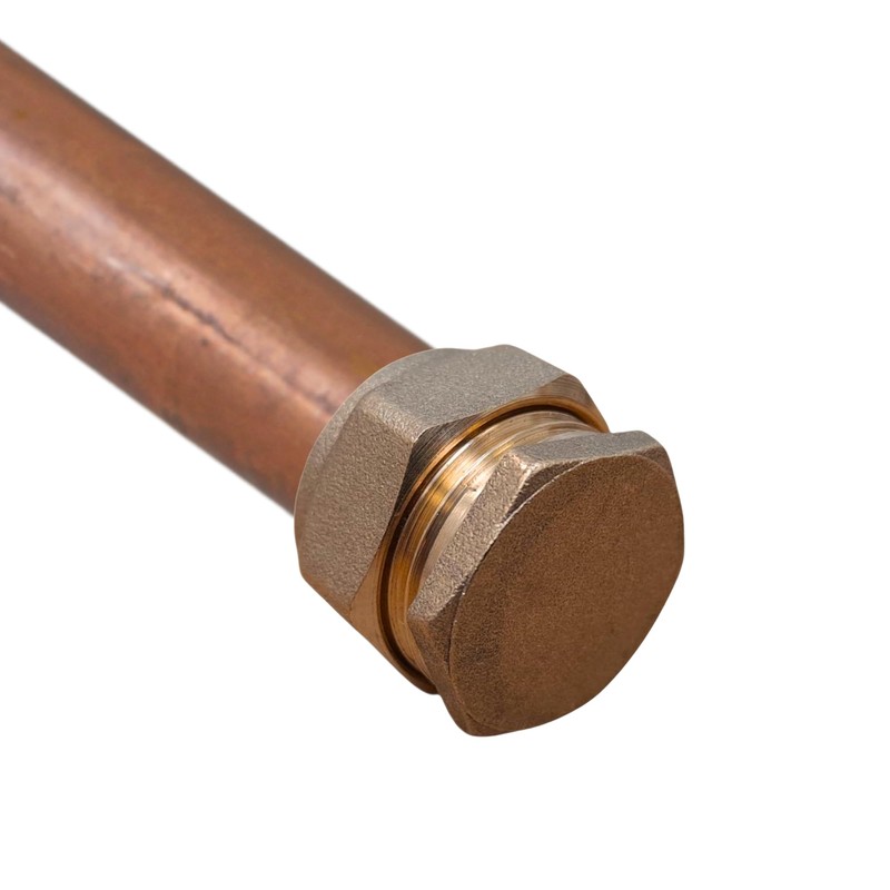 15mm Brass Compression Stop End – Pack of 2 |