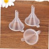 Ciieeo 5 Pcs Transparent Plastic Funnels Multi Purpose Small Funnels