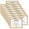 Hoikwo 18 Packs 8.5x11 Gold Multi Plastic Picture Frames Set