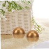 Kisangel 12cm Diameter Gold Balls Raffle Drawing Balls Plastic Props